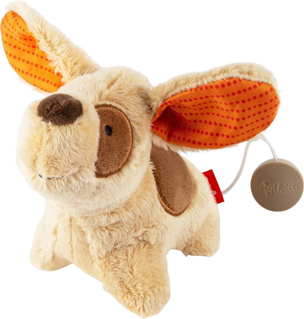 Sigikid Spieluhr Mini Hund braun/orange 13 cm
