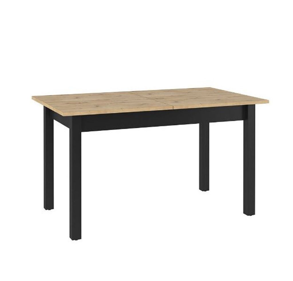 MIRJAN24 Ausziehbarer Tisch Quant QN-10, Esstisch vom Hersteller, Esszimmertisch (Artisan Eiche / Artisan Eiche + Schwarz)