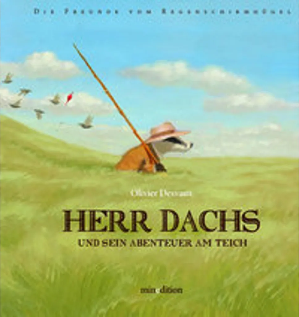 Livre illustré Herr Dachs und Sein Abenteuer am Teich pour les petits