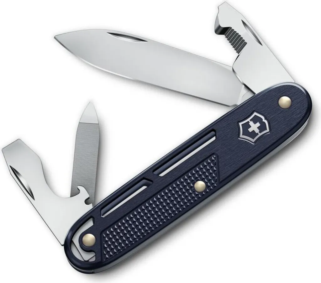 Synergy Alox 93 mm bleu foncé avec côtes en aluminium ultra résistant
