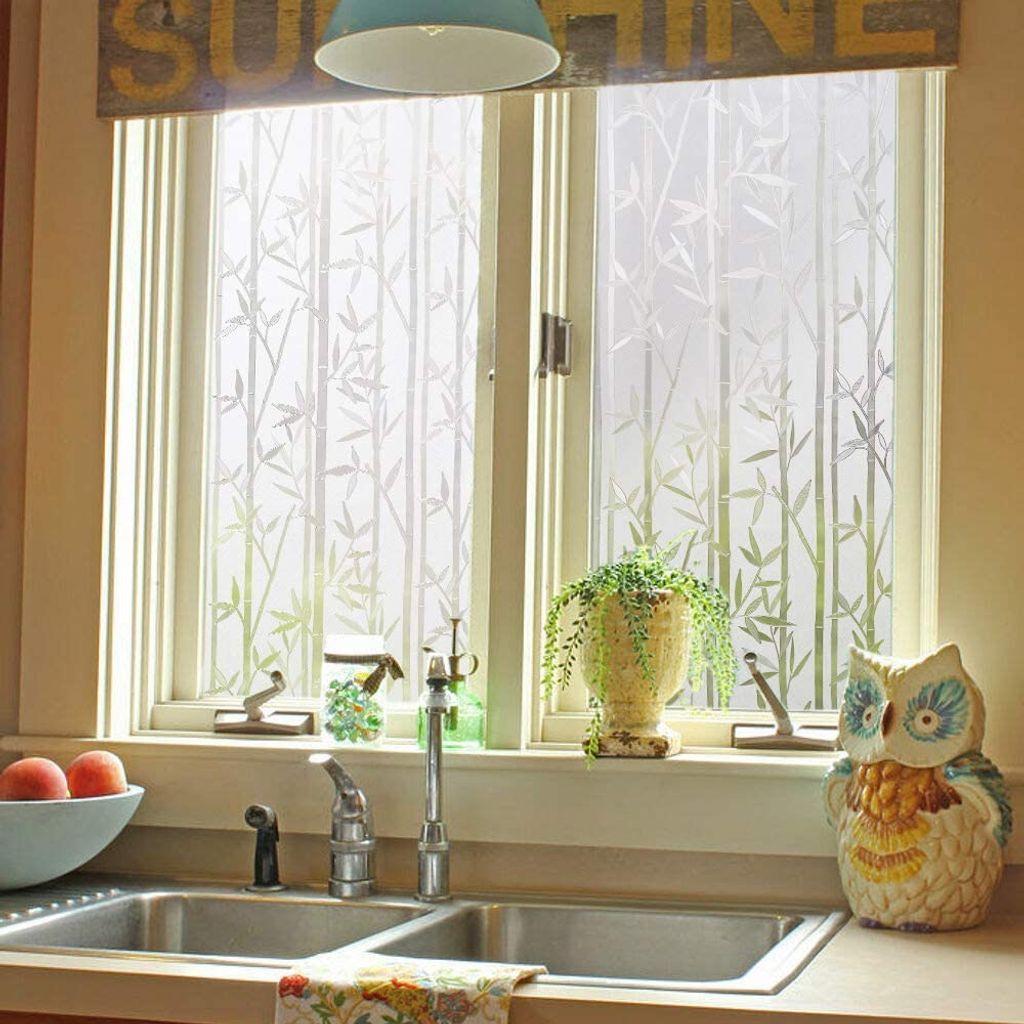  Fensterfolie Sichtschutzfolie Klebefolie Rollo Punkte Sparkling  Yellow 46 x 30cm