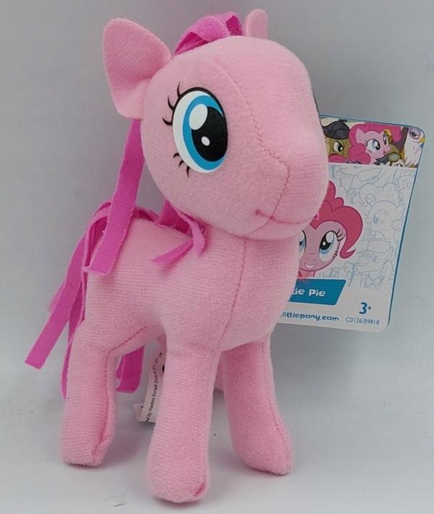 Hasbro C0128 My little Pony Fluttershy Mini Plüschtier Kuscheltier Pferd mit Flügeln und Fransenmähne gelb 13 cm