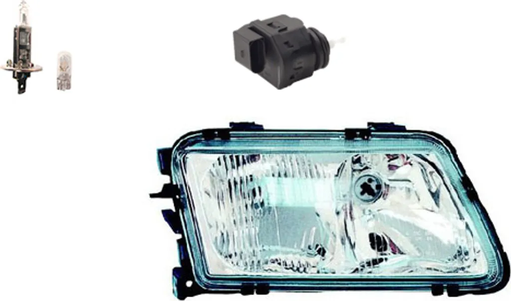 Faro Destro Johns Audi A3 8L 96-00 con Attuatore - Qualità Originale