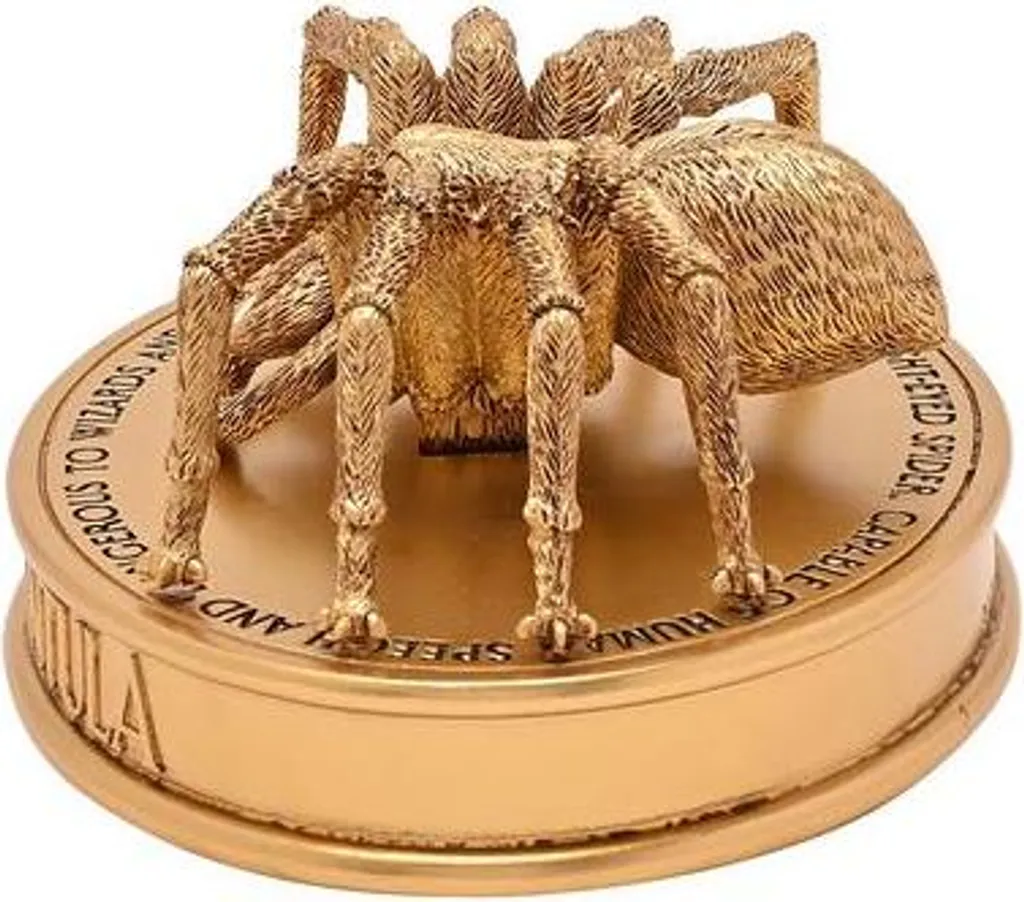 Figurine Aragog Harry Potter dorée : statue décorative Wizarding World - 2