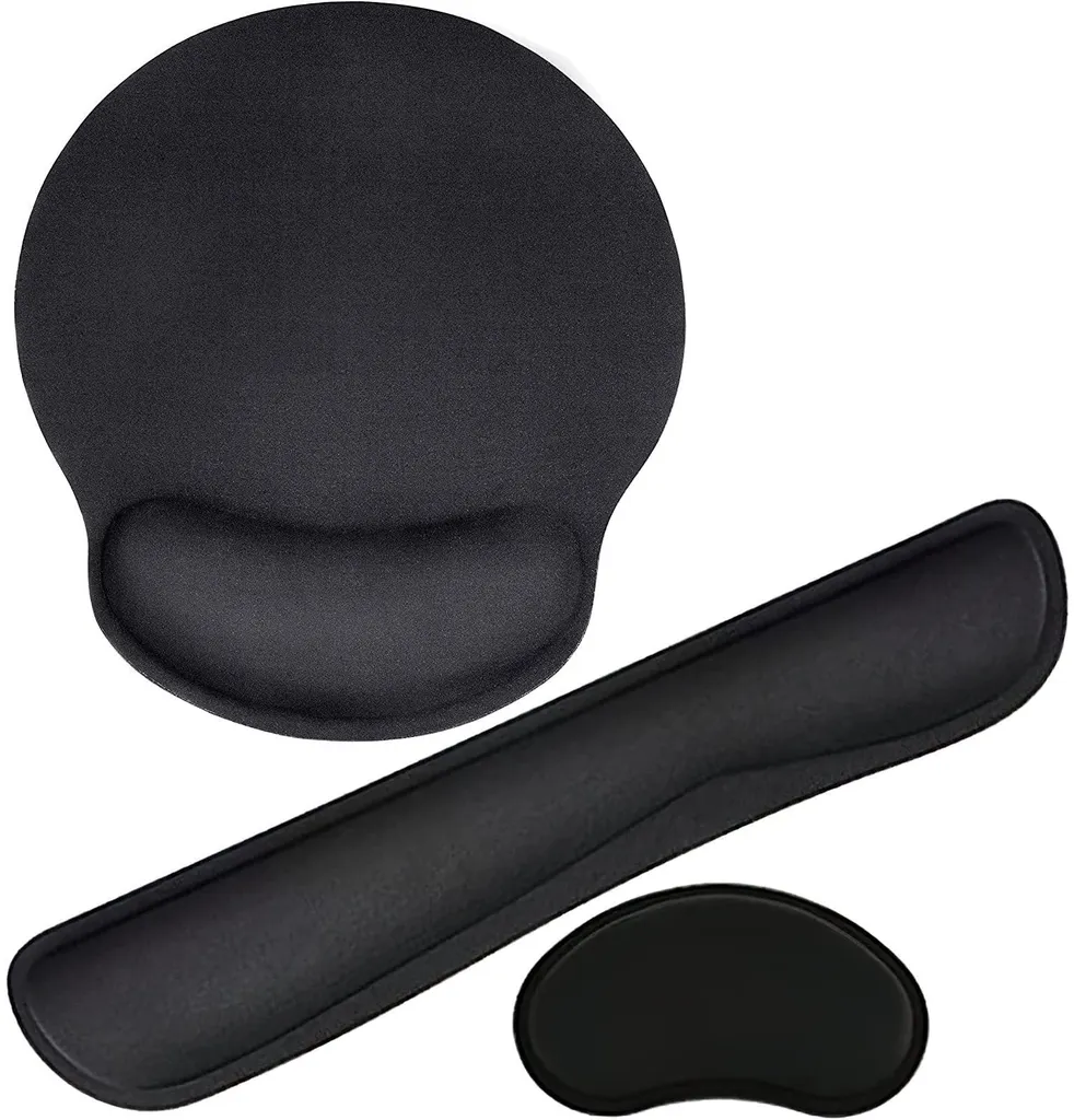 Kit Repose-poignet Ergonomique pour Ordinateur Portable et Bureau