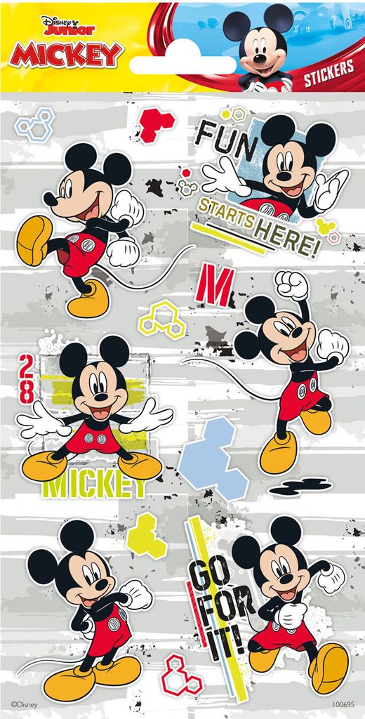 Adesivi scintillanti di Topolino / foglio di adesivi Immagine del prodotto 