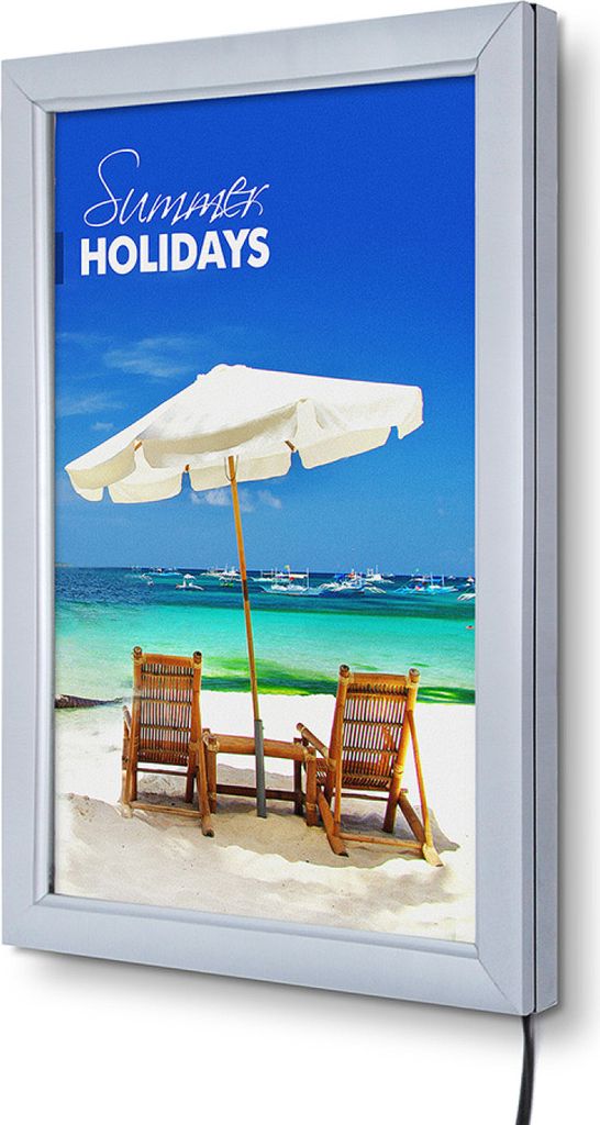 EOL Showdown Displays LED-Leuchtrahmen Economy DIN A4