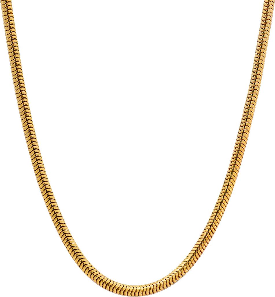 Goldkette Schlangenkette Länge 50cm - Breite 1,4mm - 333-8 Produktbild 