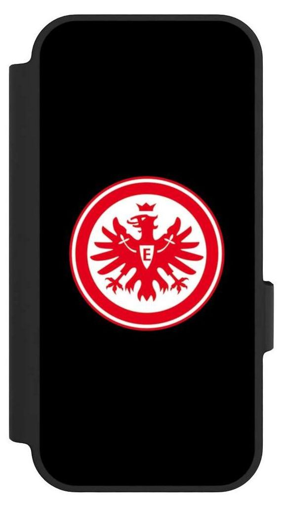 NIVOCASE Klapphülle für Google Pixel 10 Handyhülle aus Kunst Leder NIVOflip schwarz Adler Eintracht Frankfurt SGE