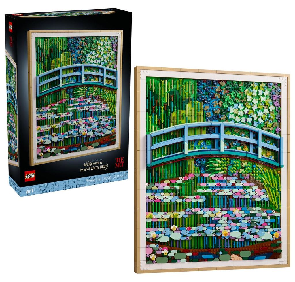 Il quadro delle ninfee di Monet Immagine del prodotto 