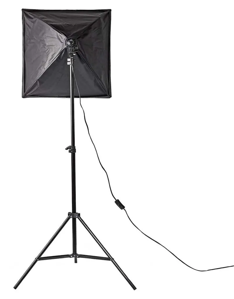 Kit d'éclairage pour studio photo complet avec 2 softbox et trépieds