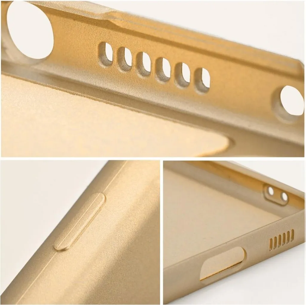 Custodia protettiva per smartphone Custodia in TPU con rivestimento in microfibra compatibile con iPhone 17 Air Gold - 3