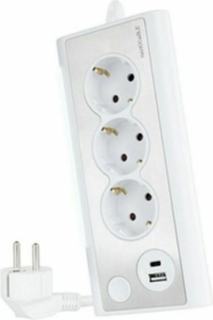 Nanocable 10.37.0013-W, 1,5 m, Drinnen, Typ F, Type F (CEE Produktbild 