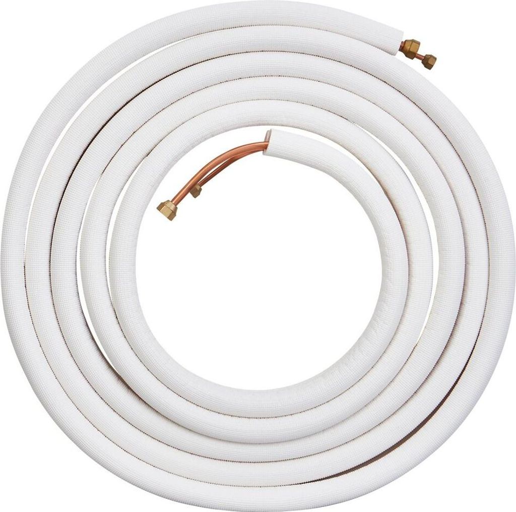 Mini Split Line Set 6.4x9.5 x7620mm Copper Tubing AC w/ Connection Cable
