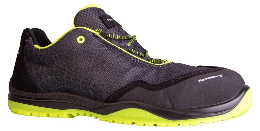 Hase ESD-Sicherheitshalbschuhe Acapulco anthrazit-gelb, Produktbild 