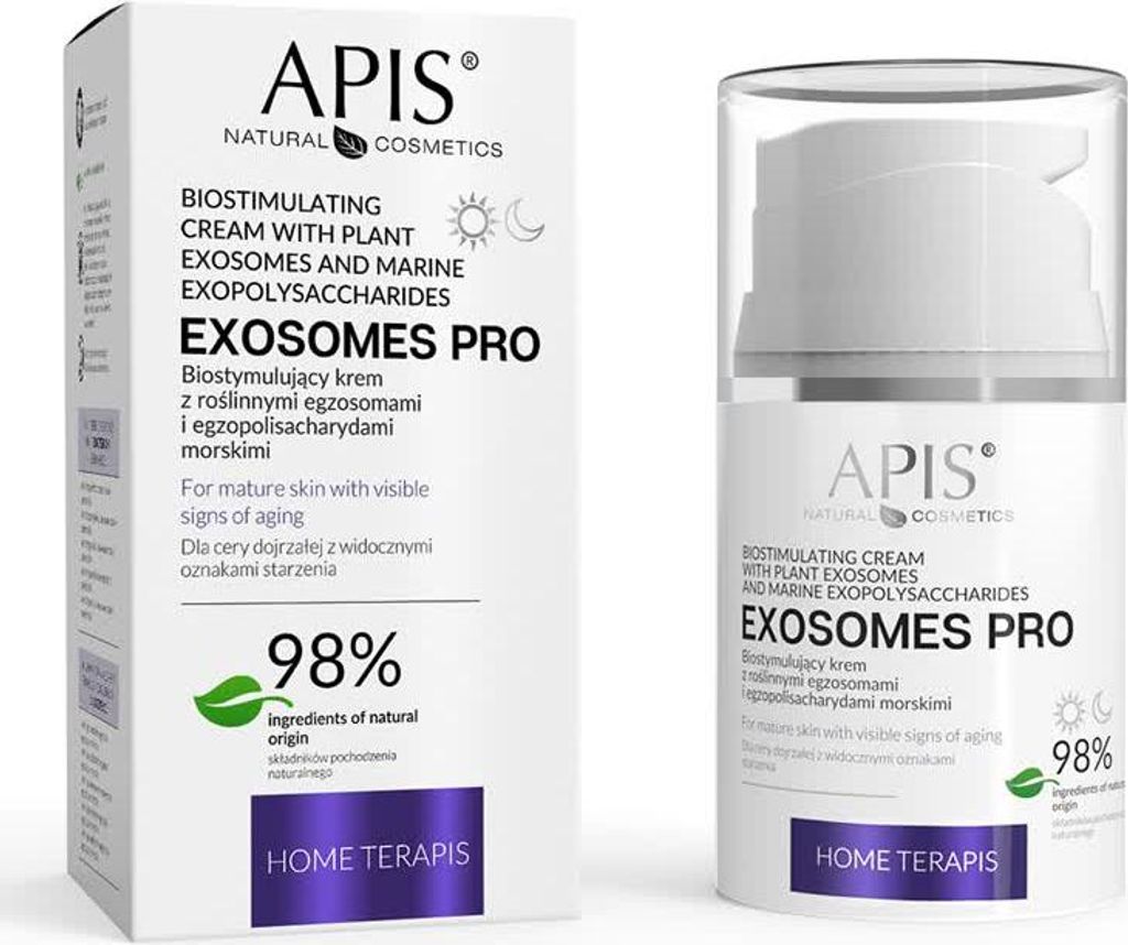 Apis Exosomes Pro Crema biostimolante con esosomi vegetali, Immagine del prodotto 
