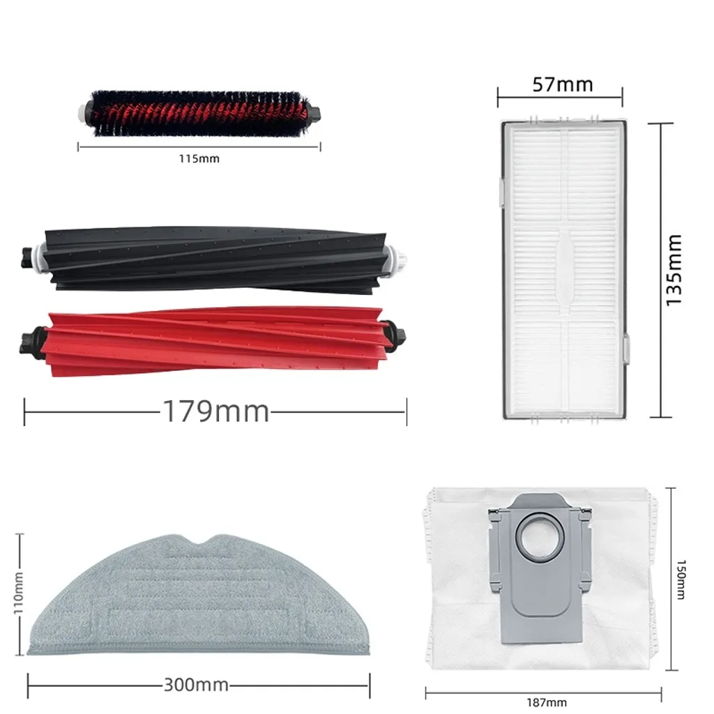 Kit de pièces de rechange pour aspirateur Roborock S8 S8+ et Pro Ultra - 2