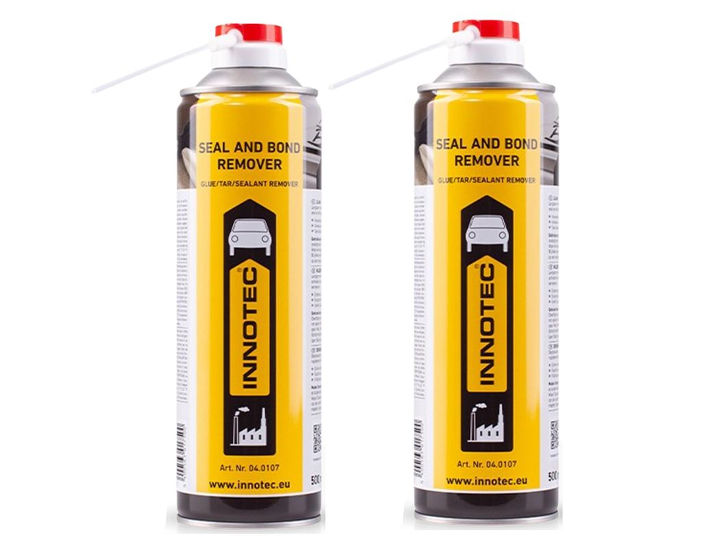 2Stück Innotec Seal and Bond Remover Klebstoff- & Dichtmassenentferner - Etikettenentferner 500 ml Spraydose - Etikettenlöser