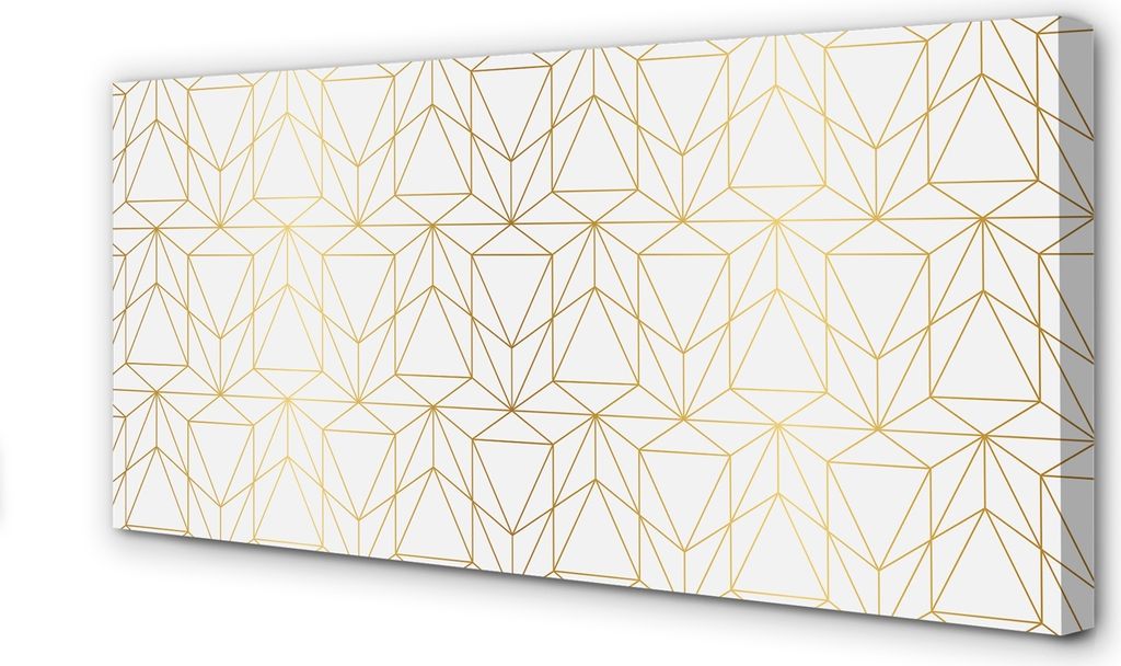 Leinwandbild 100x50 Wandkunst Die Konturen der Dreiecke