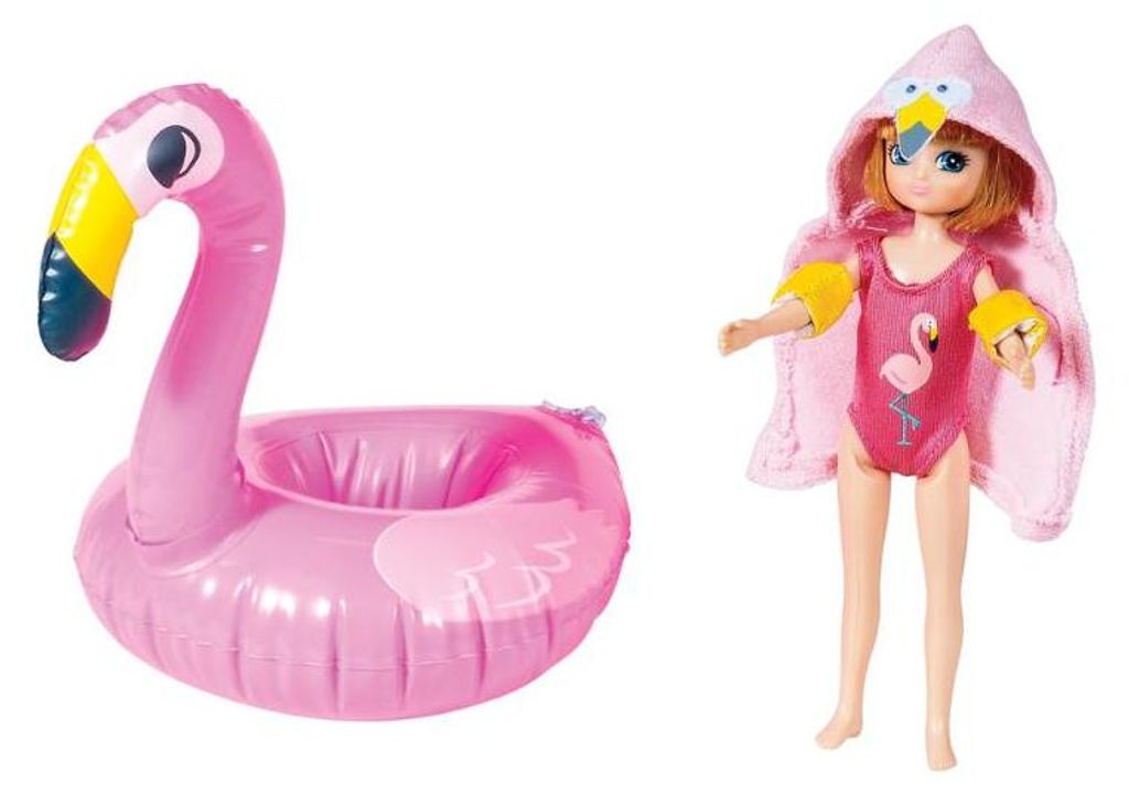 Lottie Puppe Poolparty - Sommer Spielset mit Flamingo Produktbild 