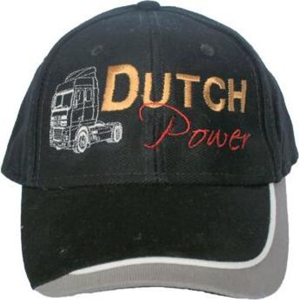 Baseballcap mit Einstickung - LKW Trucker - Dutch Power - Produktbild 