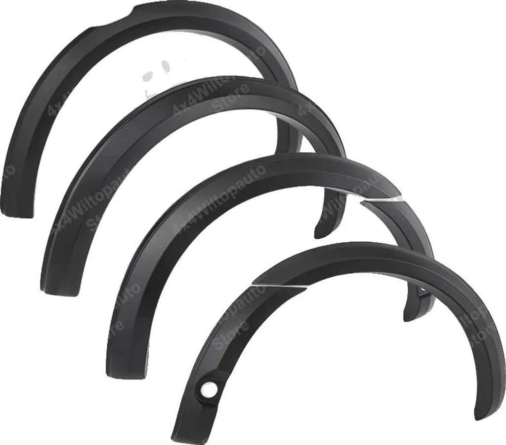 Élargisseurs d'ailes Ford Ranger T8 - Kit sur mesure finition noir mat