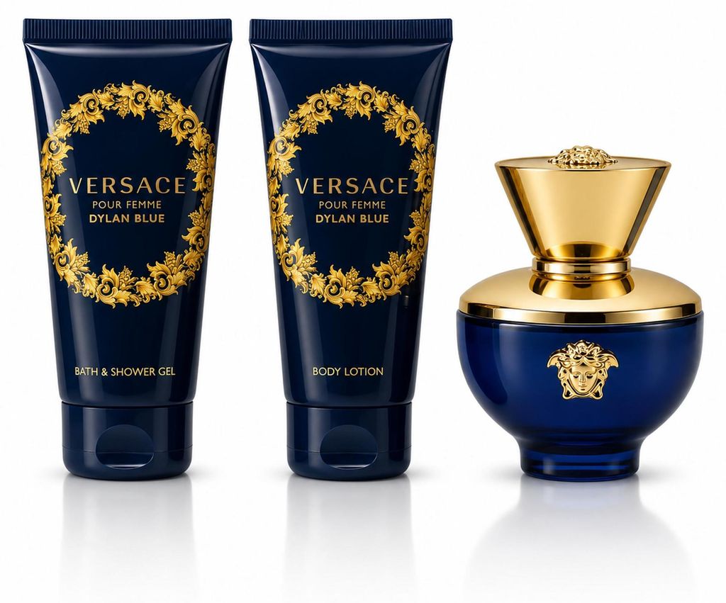 Versace Femme Dylan Blue EDP 50ml + Body Lotion 50ml + Shower Gel 50ml