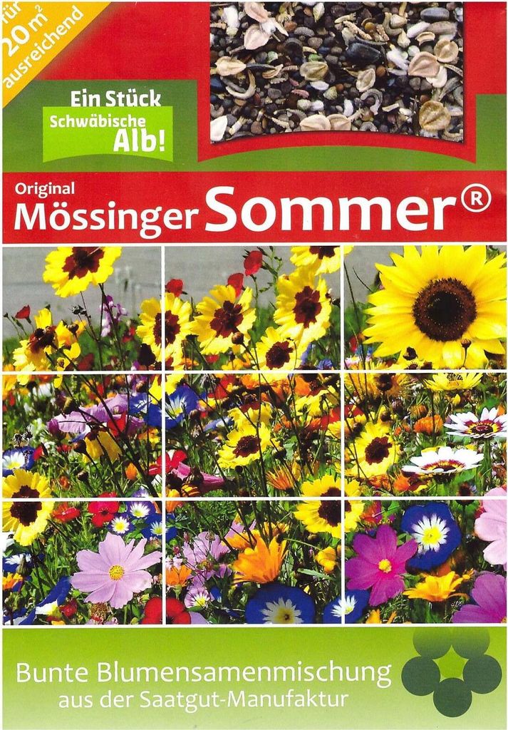 Mössinger Sommer für 20 m² | Blumenwiese von Saatgut-Manufaktur