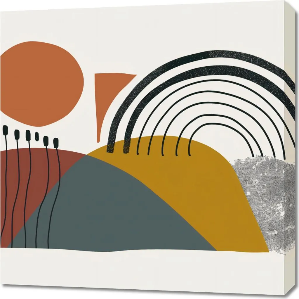 Quadro 70x70 cm Angolo Soleggiato | Decorazione Parete Moderna