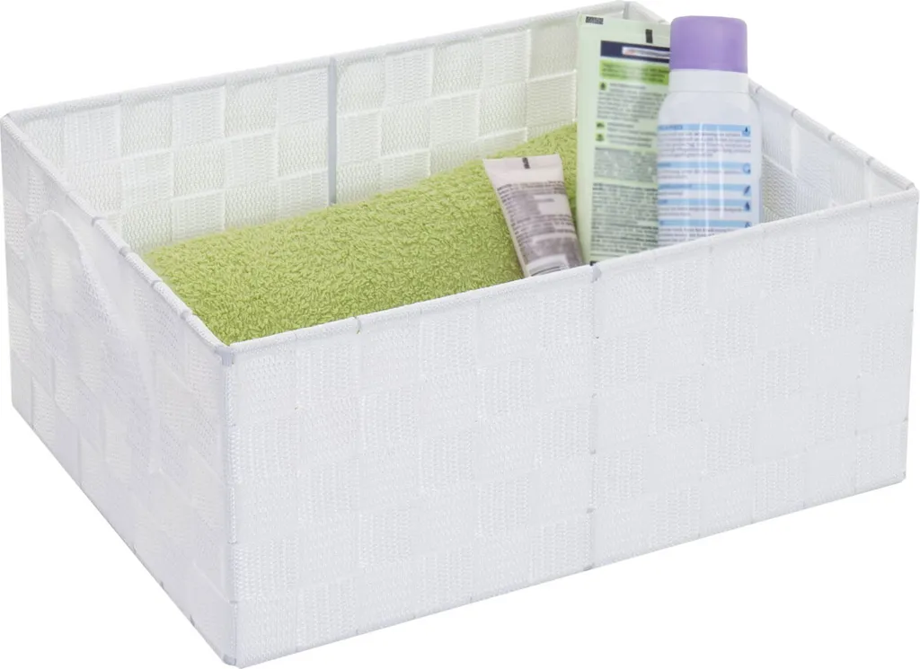 Panier de rangement blanc pour étagère : fini le désordre avec HWC-C37