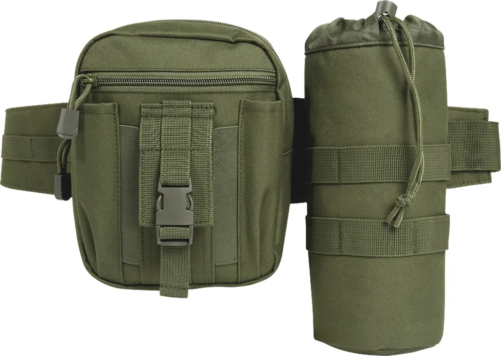 Brandit BD8062 Borsa in Vita Olive Allround - Leggera e Tattica per Escursioni