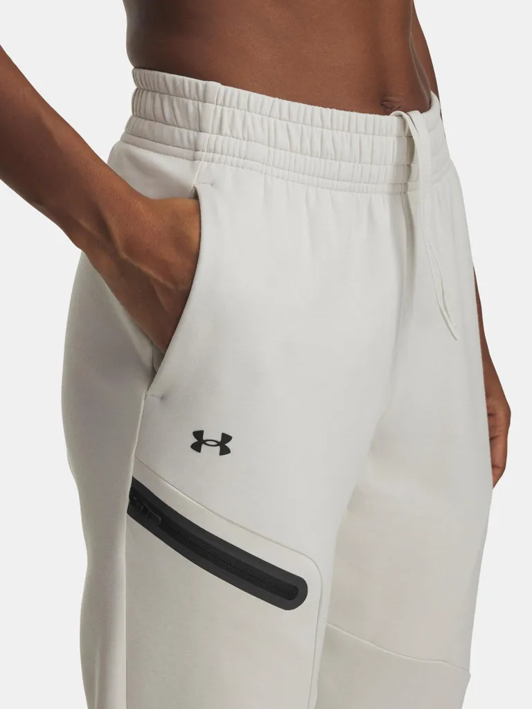 Jogger Under Armour Unstoppable Flc en maille stretch Summit White XL - 3