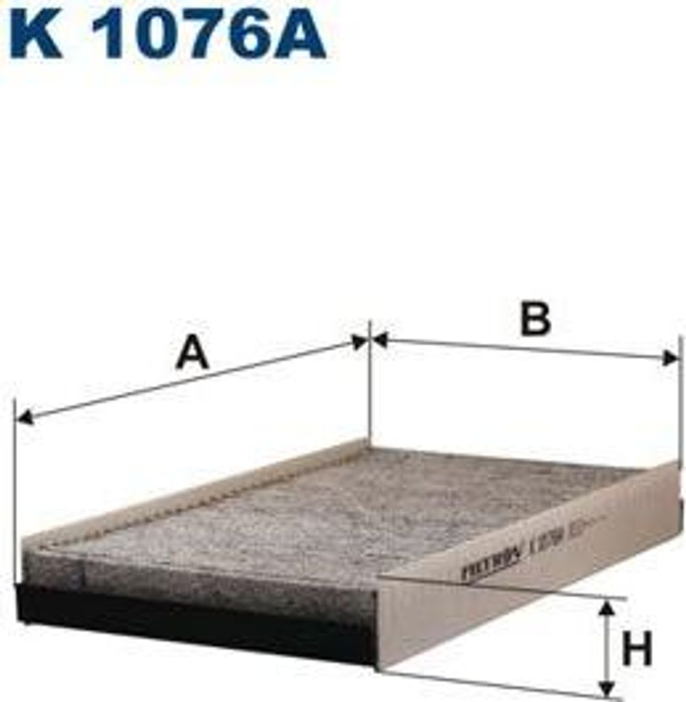 FILTRON K 1076A Innenraumluftfilter OE 0013023110 kompatibel mit Multipla