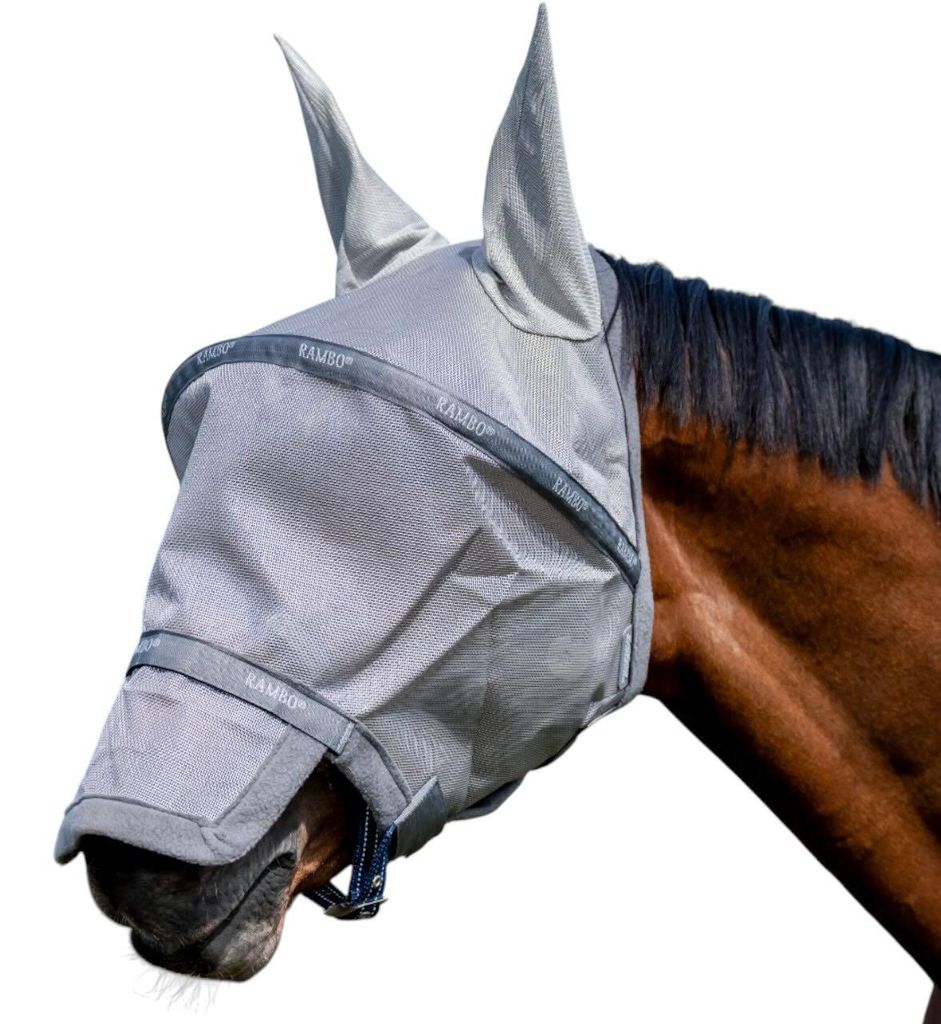 Horseware Rambo Fly Mask Plus bez ošetření Obrázek produktu 