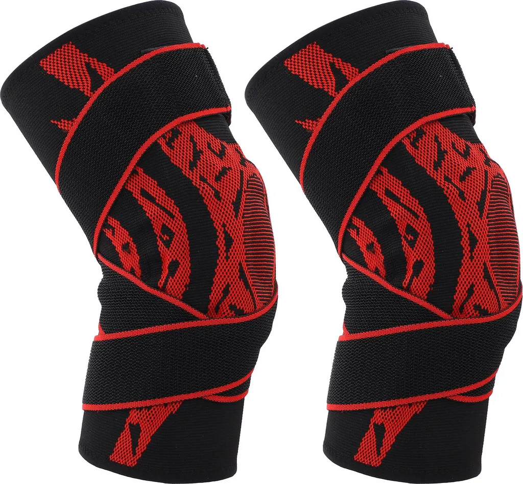 2 Pezzi Ginocchiera a Compressione Sportiva: Supporto Traspirante Basket