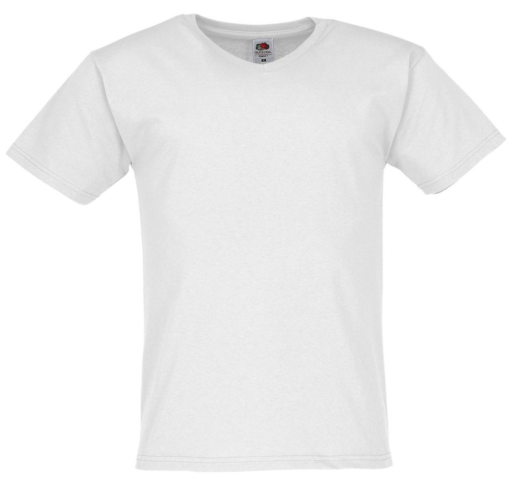 Fruit of the Loom Original T con scollo a V Colore: bianco Immagine del prodotto 