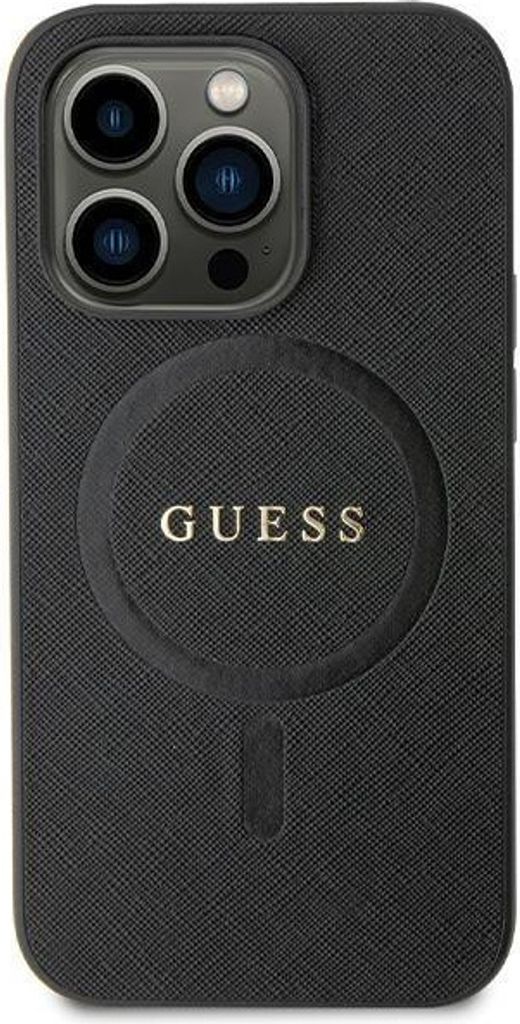 Guess Custodia iPhone 14 Pro Max Jungle Collection Rosa - Hardcase Premium