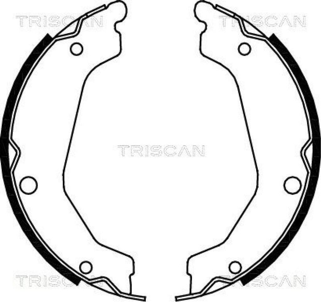 TRISCAN Bremsbackensatz Hinten 8100 43019