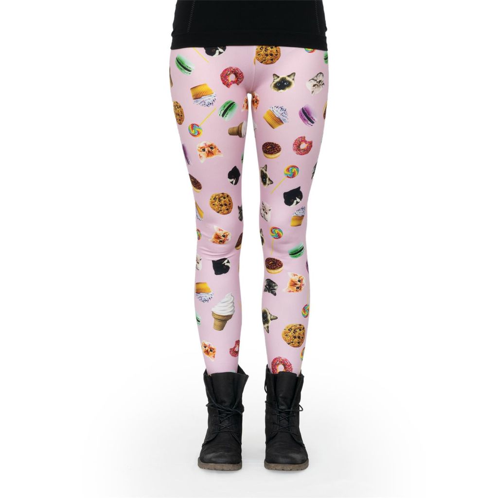 cosey - bedruckte bunte Leggins (Einheitsgröße) - Design