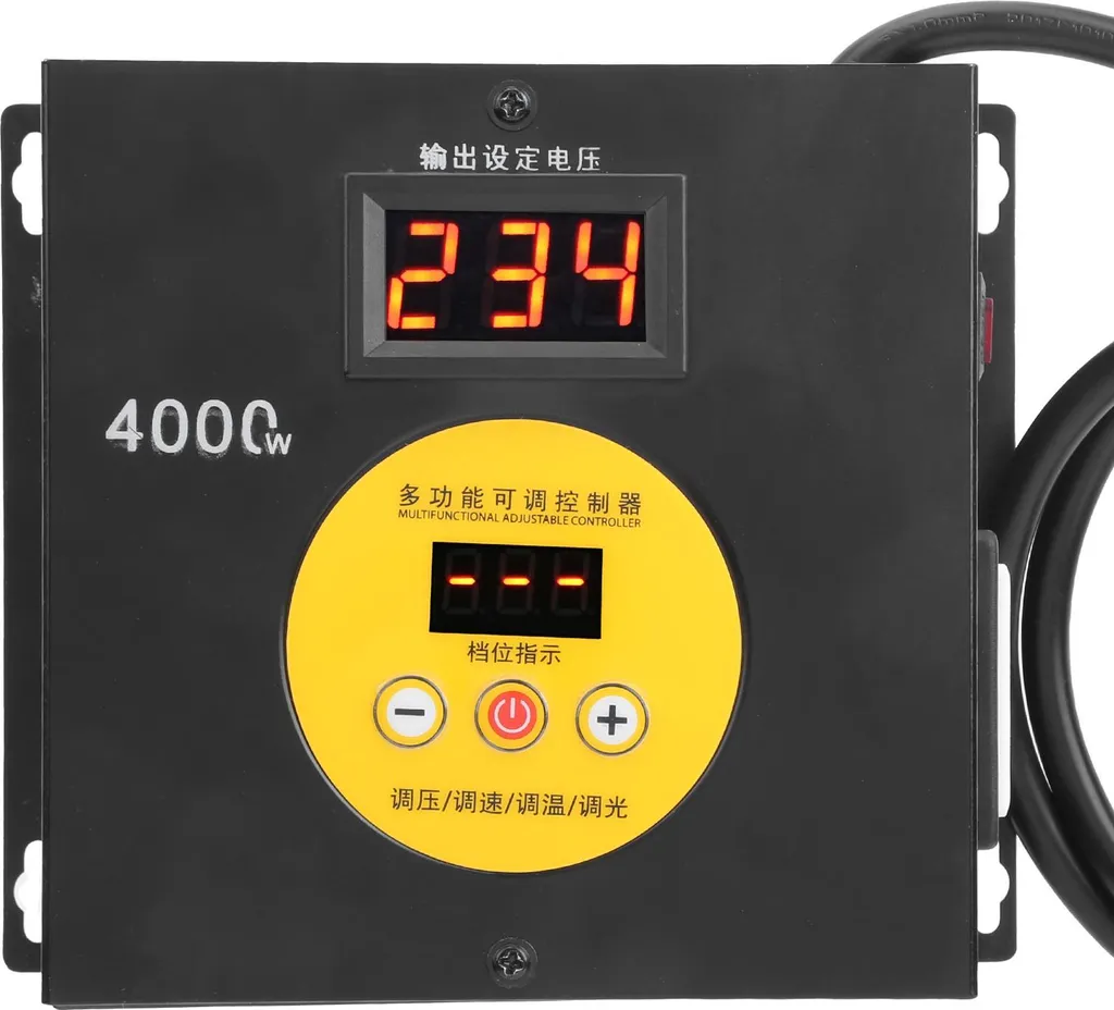 Régulateur de tension 4000W pour protéger vos moteurs et outils 220V