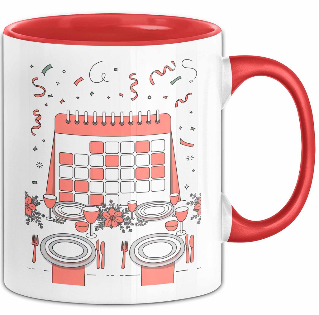 Event Planer Tasse Geschenk Lustige Geschenkidee Spruch Für Party Profis (Rot)