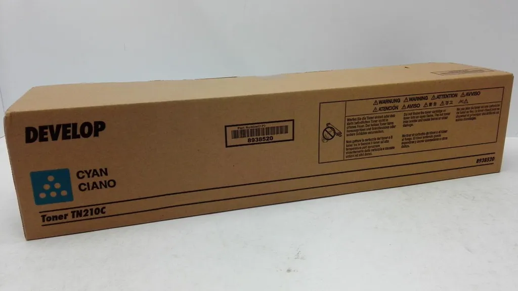 Toner Cyan 8938520 pour Konica Minolta Bizhub C250 et Ineo+ 250 de 12k