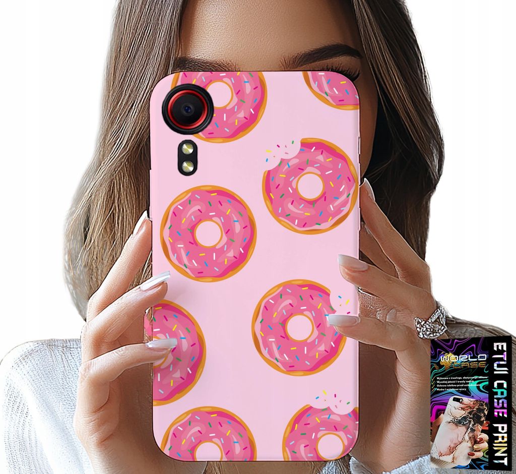 Etui Für Samsung Galaxy Xcover 7 - Design Mit Zuckerüberzogenen Donuts