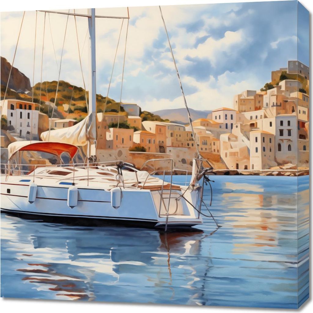Bild 70x70cm Drift auf dem Wasser