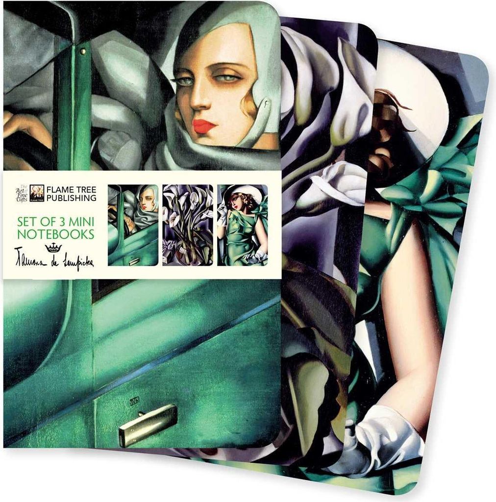 Tamara de Lempicka Set of 3 Mini Notebooks