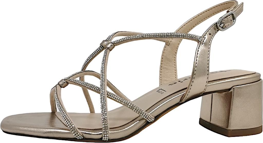Tamaris  Damenschuhe Sandalen Hoch Gold Freizeit Productafbeelding 