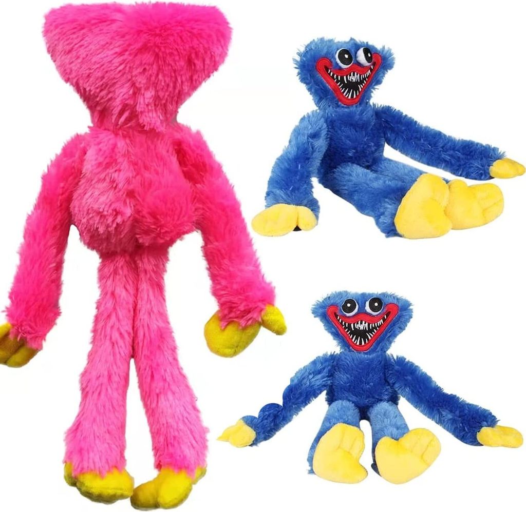 2 Stück Poppy Playtime Huggy Wuggys Plüsch, Wurst, Monster, Produktbild 