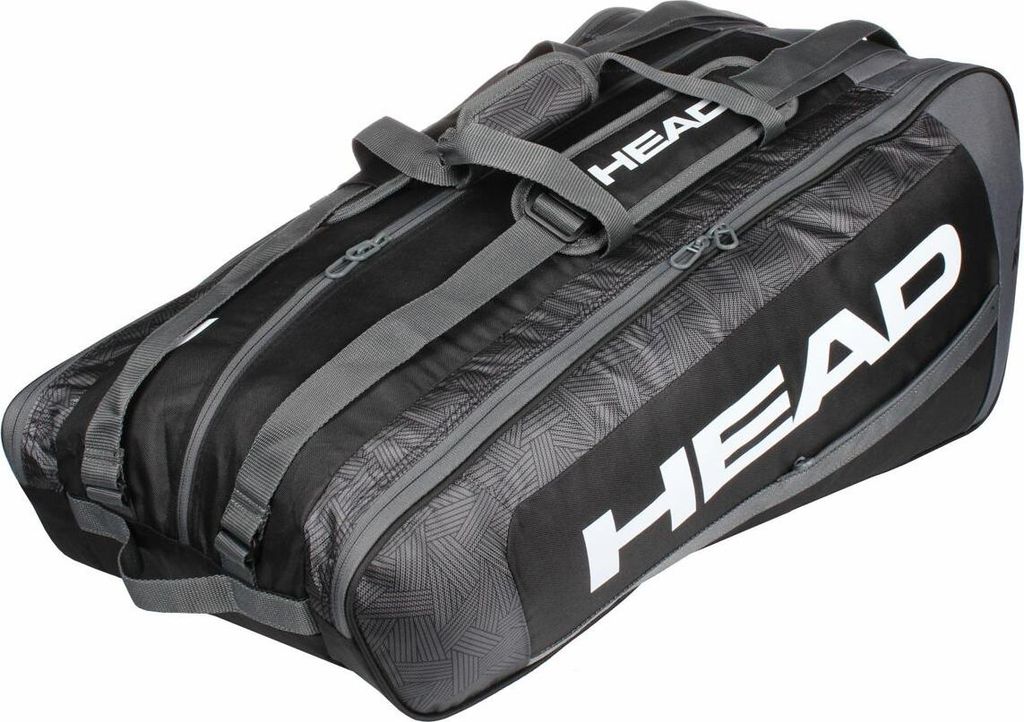Sac de Tennis HEAD Core 9R Supercombi Noir Blanc Image du produit 