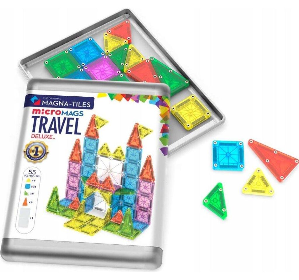 Magna Tiles Magna-Tiles MicroMAGS Travel Deluxe, Bausatz, 3 Produktbild 