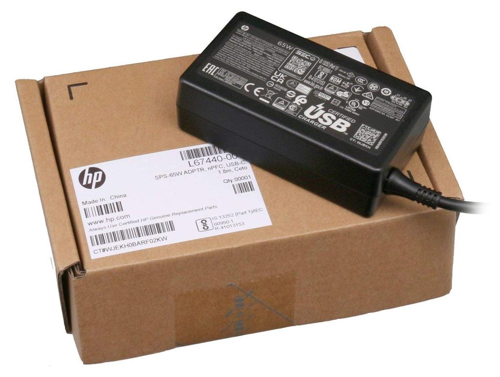 Hp Ceto 65W Usb-C Ac Adapter (L65505-002)
